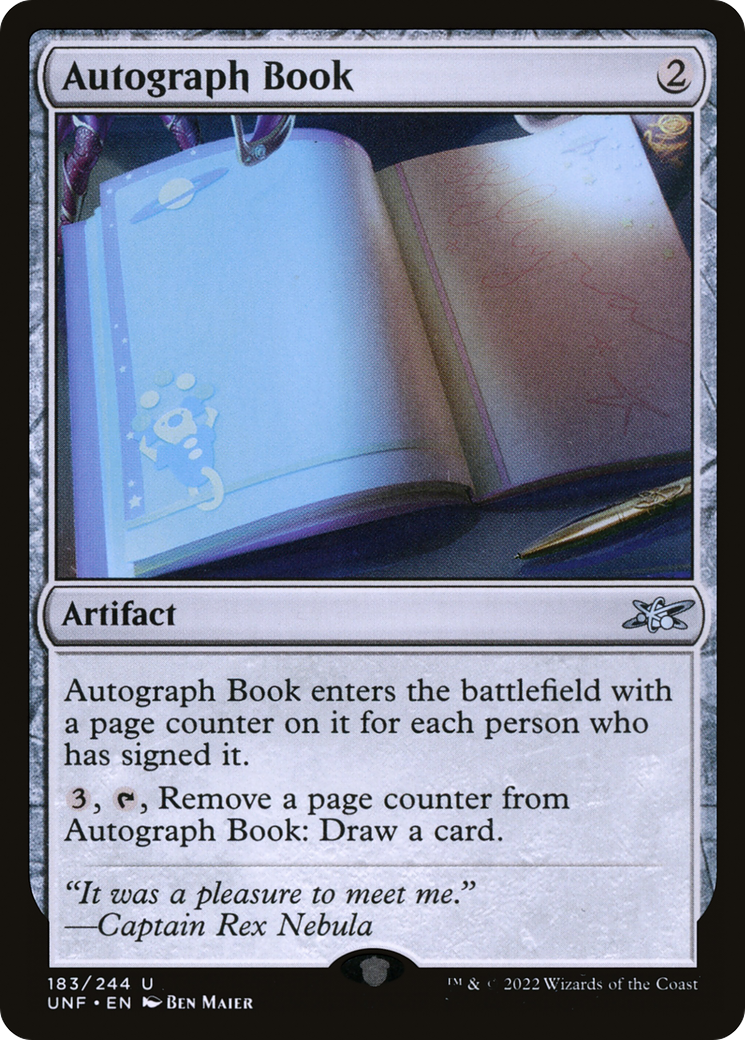 Autograph Book (UNF-183) -  Foil