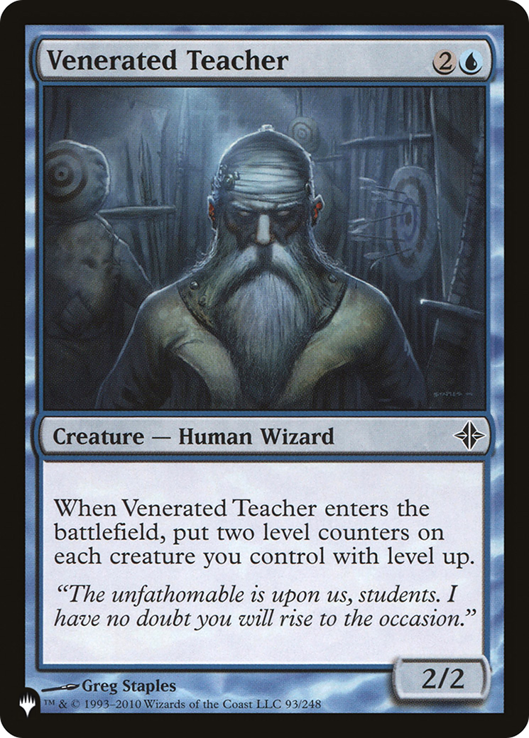 Venerated Teacher (LIST-ROE-93) -