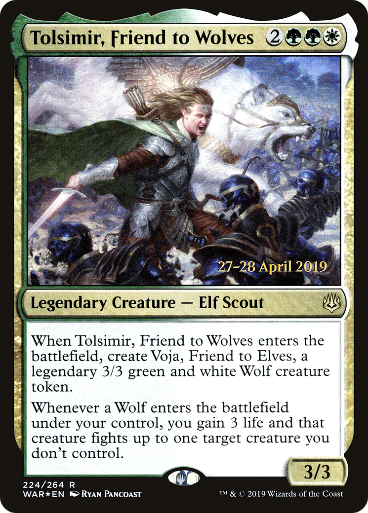 Tolsimir, Friend to Wolves (PRE-224S) -  Foil