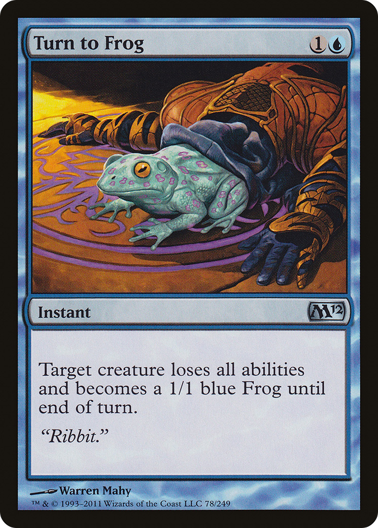 Turn to Frog (M12-078) -  Foil