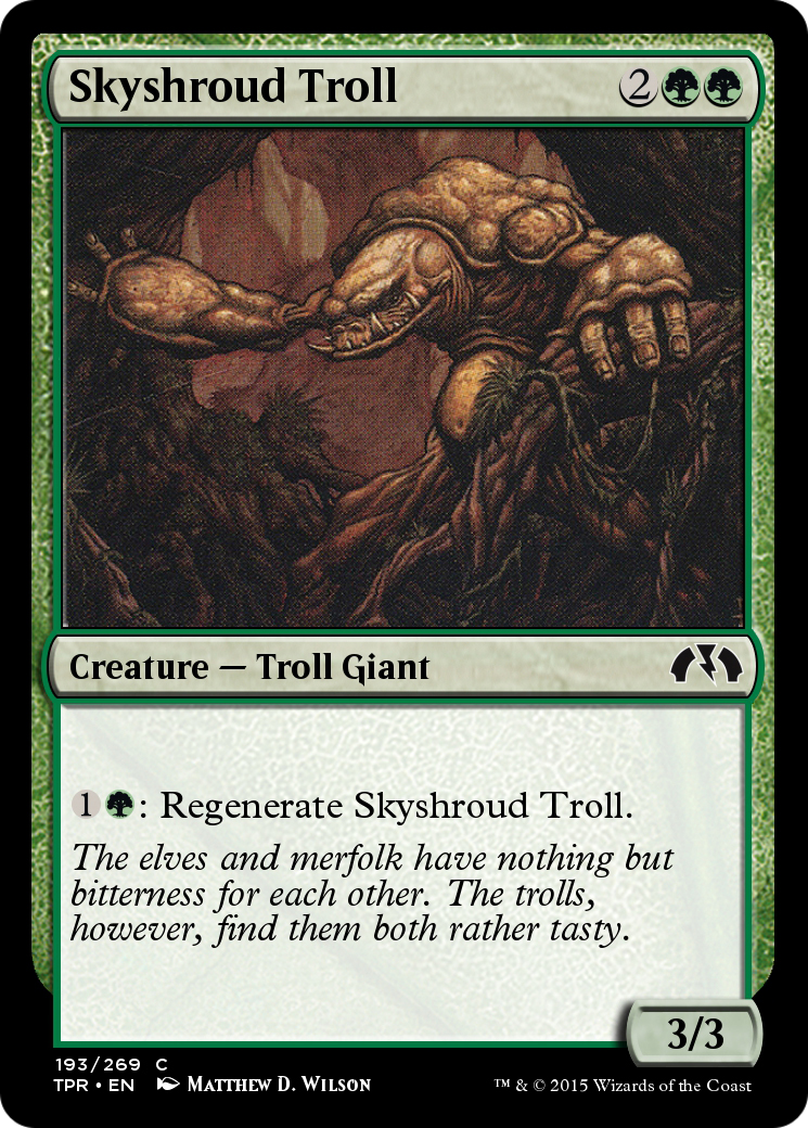 Skyshroud Troll (TPR-193) -  Foil