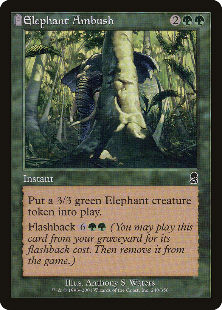 Elephant Ambush (ODY-240) - : (tombstone) Foil