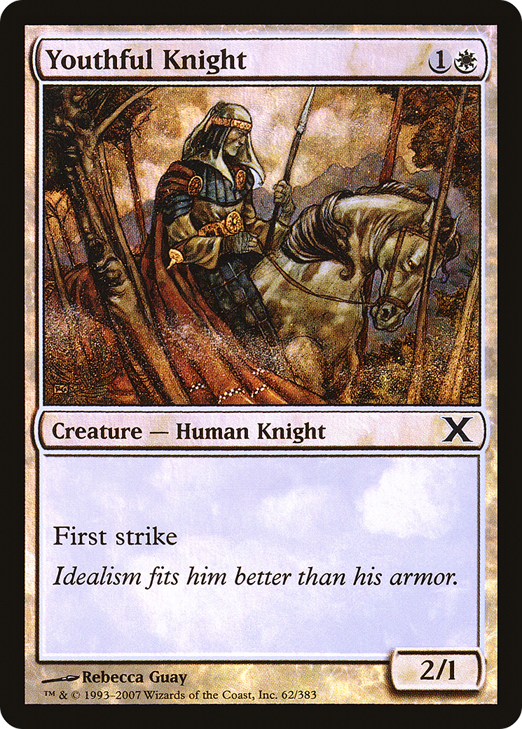 Youthful Knight (10E-62★) -  Foil