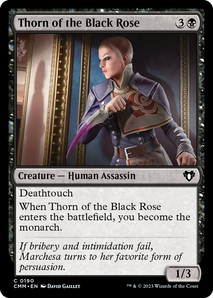 Thorn of the Black Rose (CMM-190) -  Foil