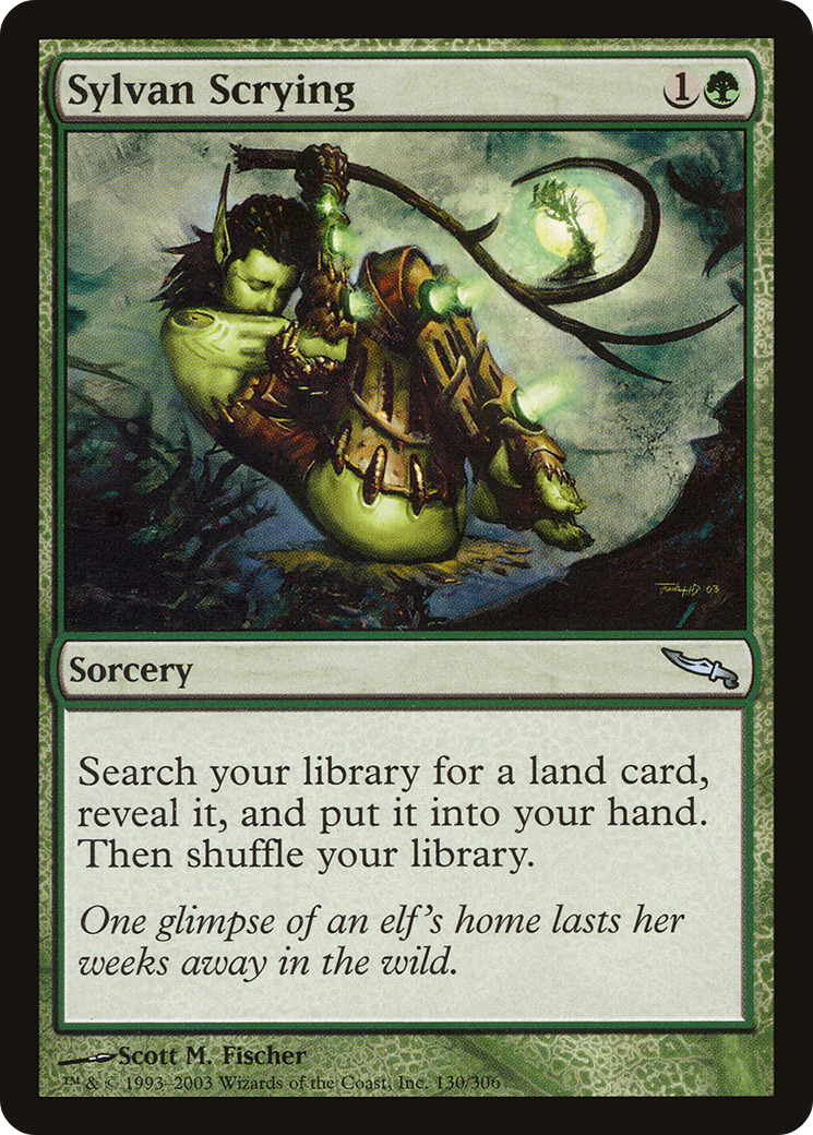 Sylvan Scrying (MRD-130) -  Foil