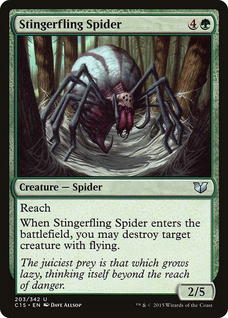 Stingerfling Spider (C15-203) -