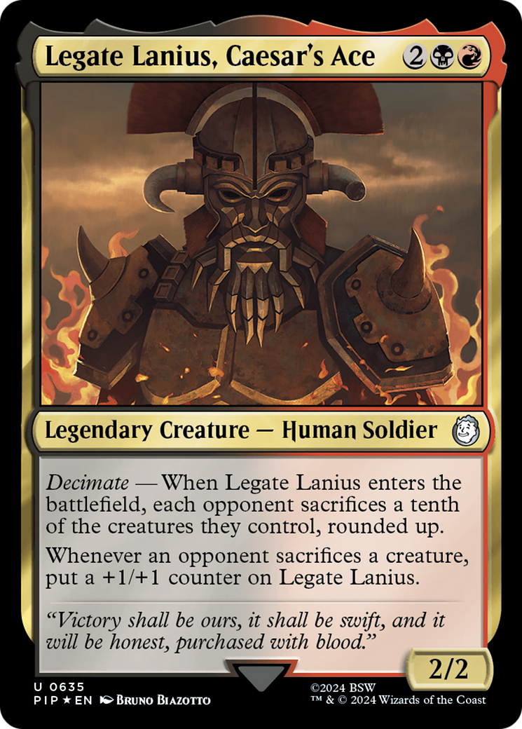 Legate Lanius, Caesar's Ace (PIP-635) -  Foil