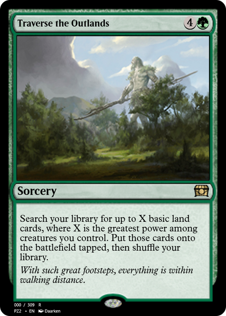 Traverse the Outlands (PZ2-65671) -  Foil