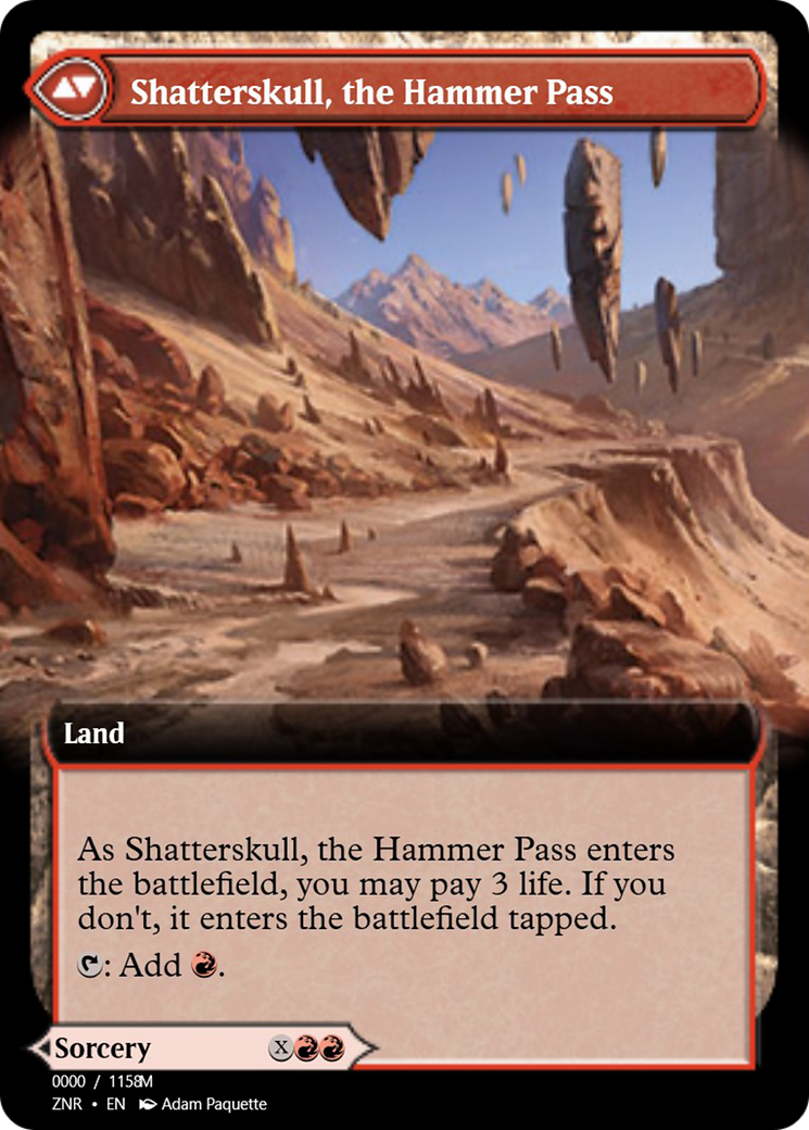 Shatterskull Smashing // Shatterskull, the Hammer Pass (PRM-83866) -  Foil