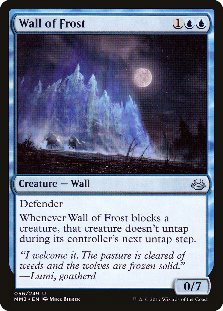 Wall of Frost (MM3-056) -  Foil