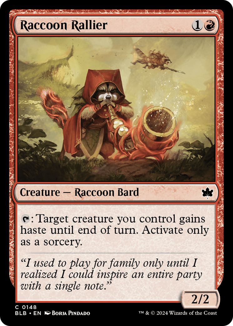 Raccoon Rallier (BLB-148) -  Foil