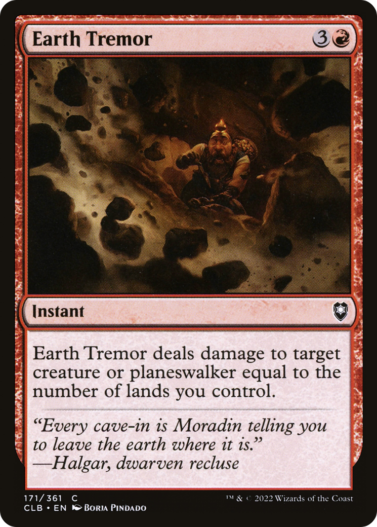 Earth Tremor (CLB-171) -  Foil