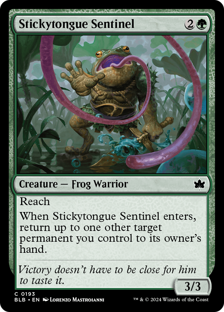 Stickytongue Sentinel (BLB-193) -