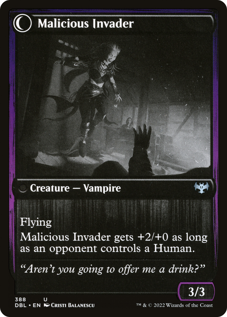 Innocent Traveler // Malicious Invader (DBL-388) - : (Double Faced Transform)