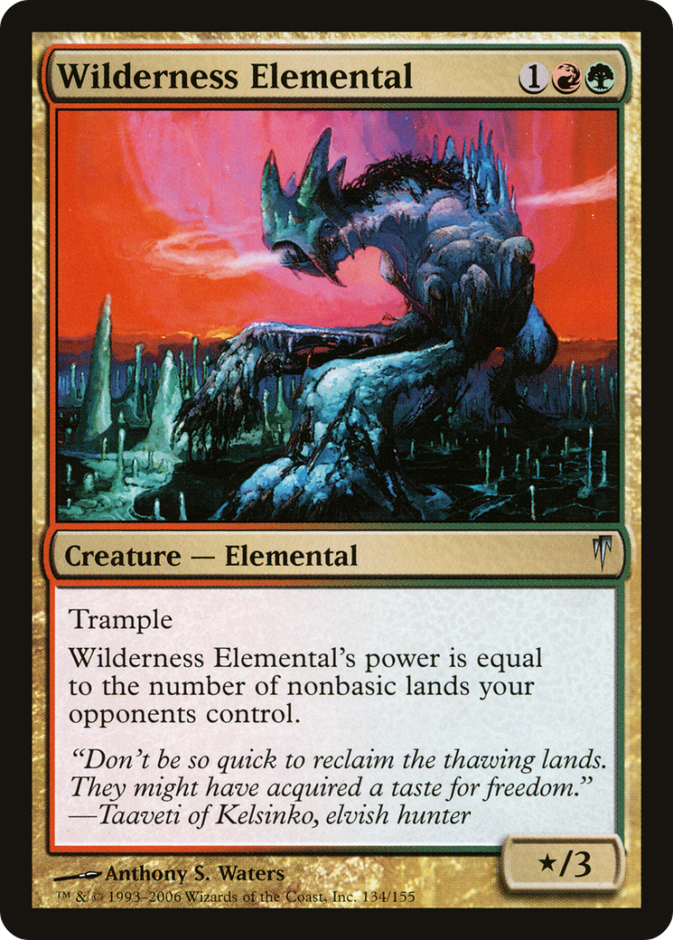 Wilderness Elemental (CSP-134) -  Foil