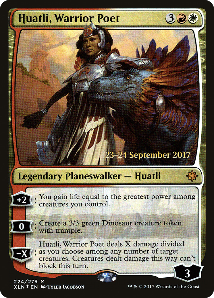 Huatli, Warrior Poet (PRE-224S) -  Foil