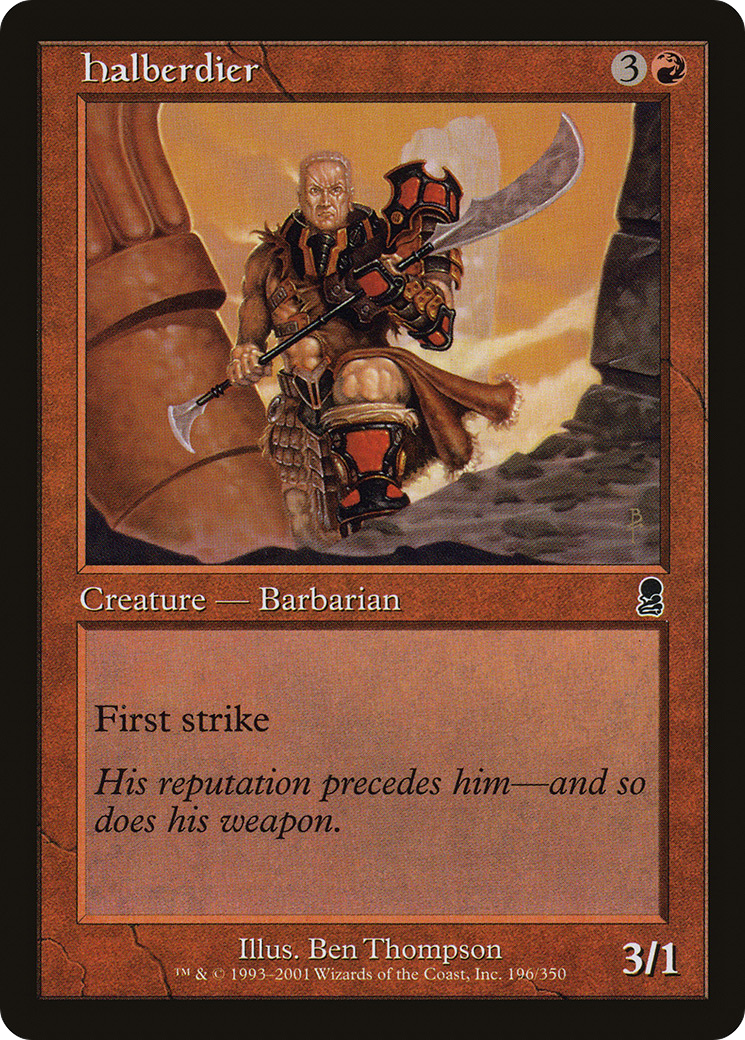 Halberdier (ODY-196) -  Foil