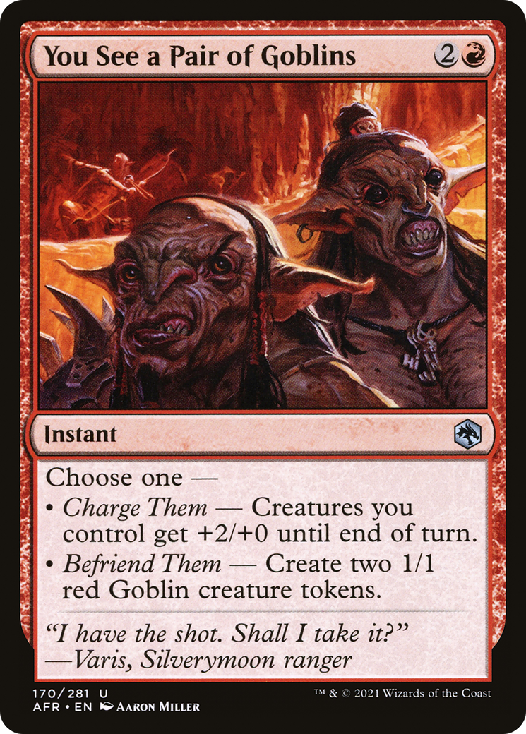 You See a Pair of Goblins (AFR-170) -