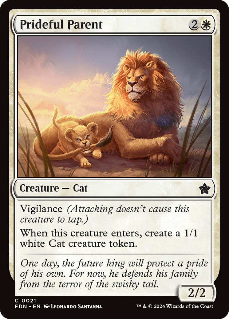 Prideful Parent (FDN-021) -  Foil