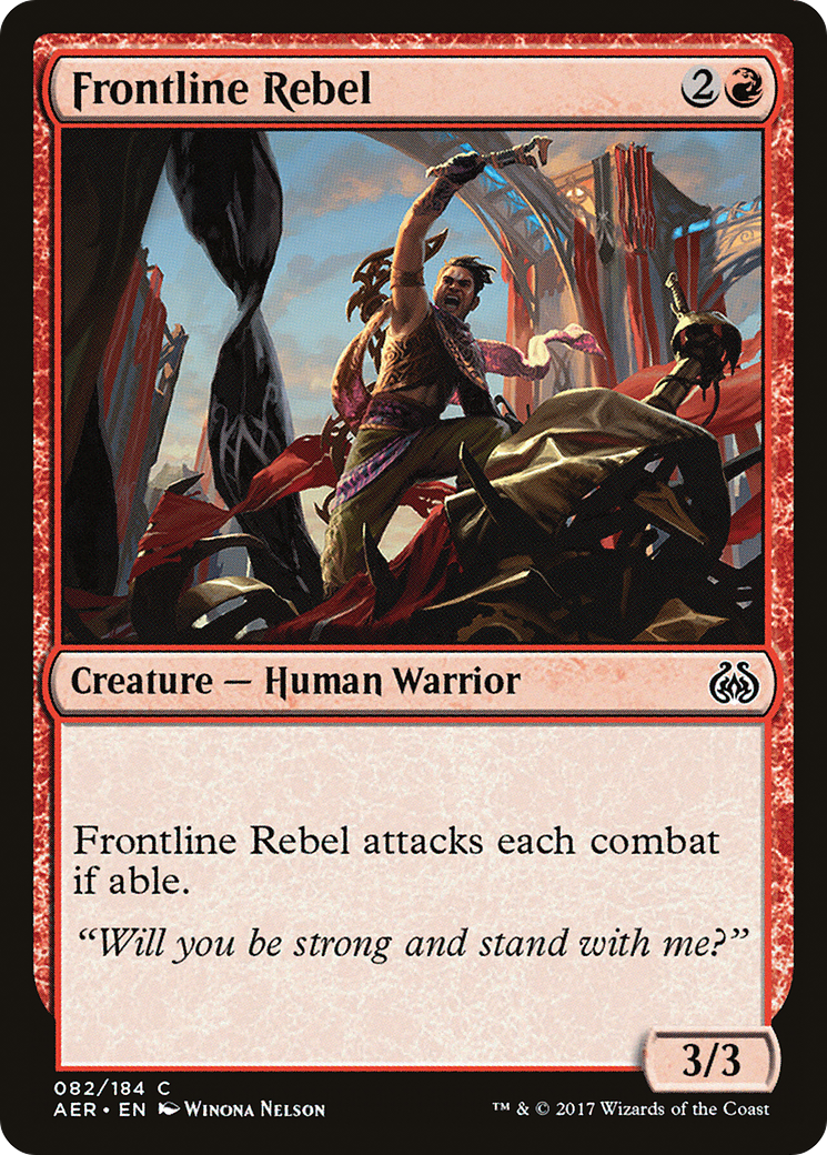 Frontline Rebel (AER-082) -  Foil