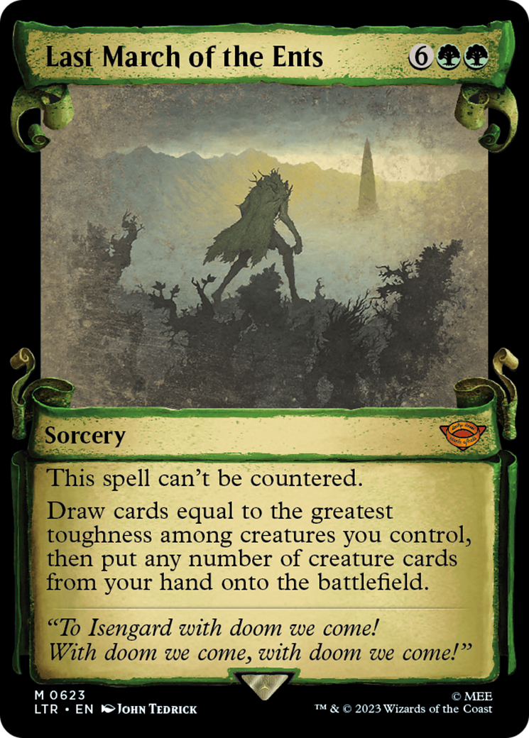 Last March of the Ents (LTR-623) - : (Showcase) Foil