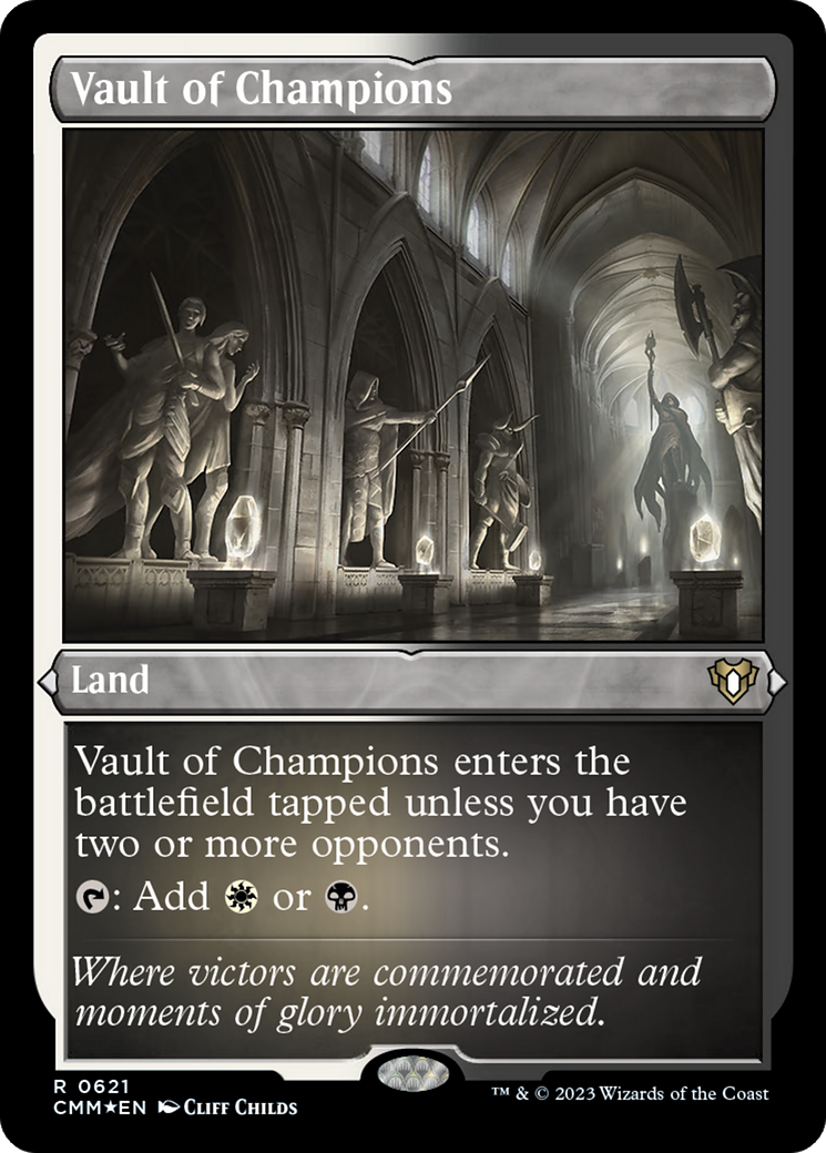 Vault of Champions (CMM-621) -  Etched Foil