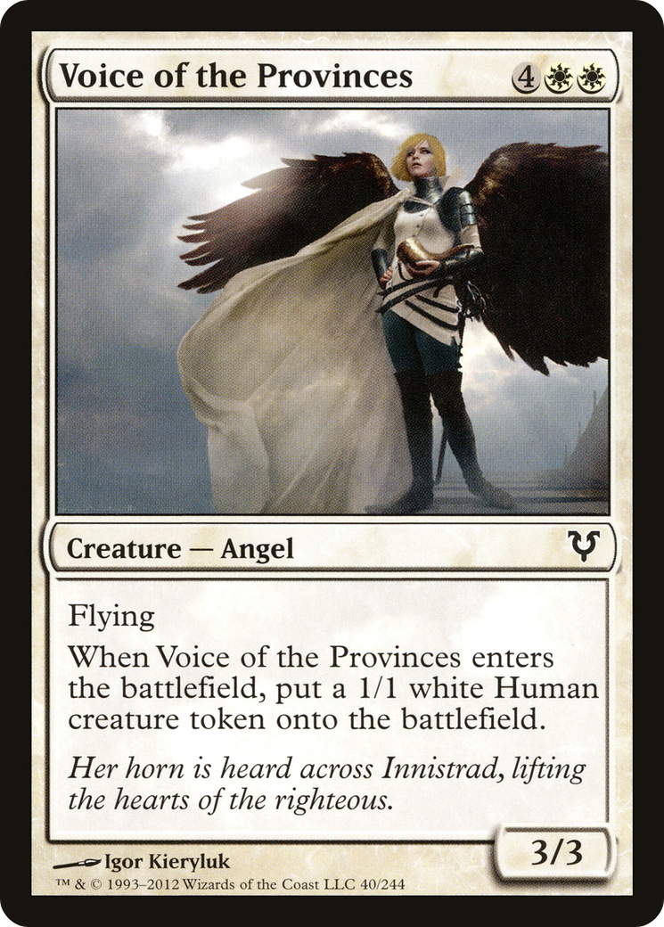 Voice of the Provinces (AVR-040) -  Foil