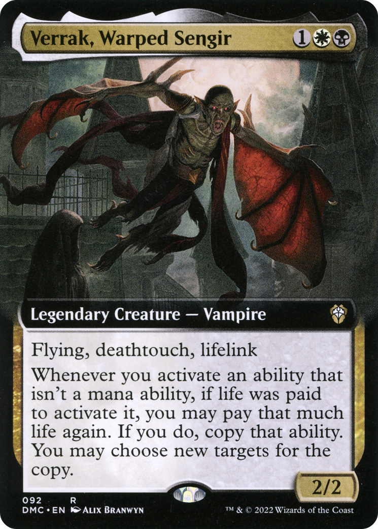 Verrak, Warped Sengir (DMC-092) - : (Extended Art)