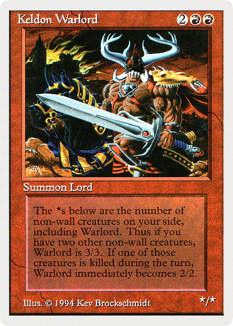 Keldon Warlord (SUM-160) -