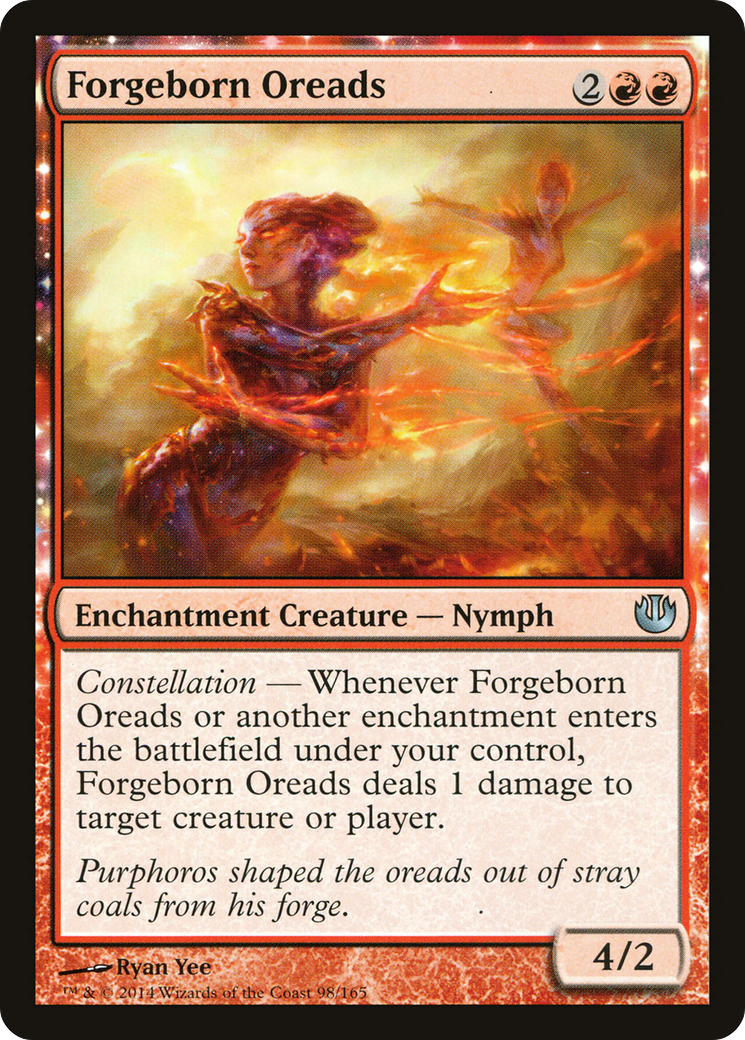 Forgeborn Oreads (JOU-098) - : (enchantment) Foil