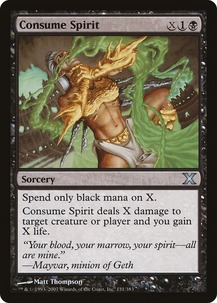 Consume Spirit (10E-131) -  Foil