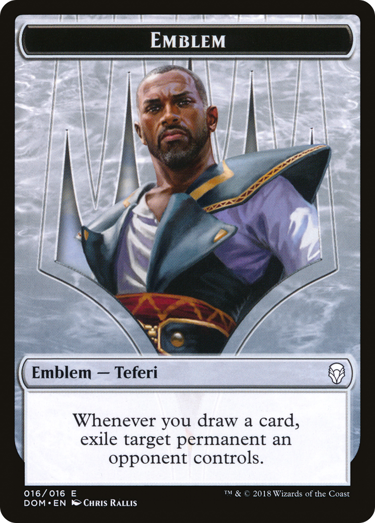 Teferi, Hero of Dominaria Emblem (DOM-016) -