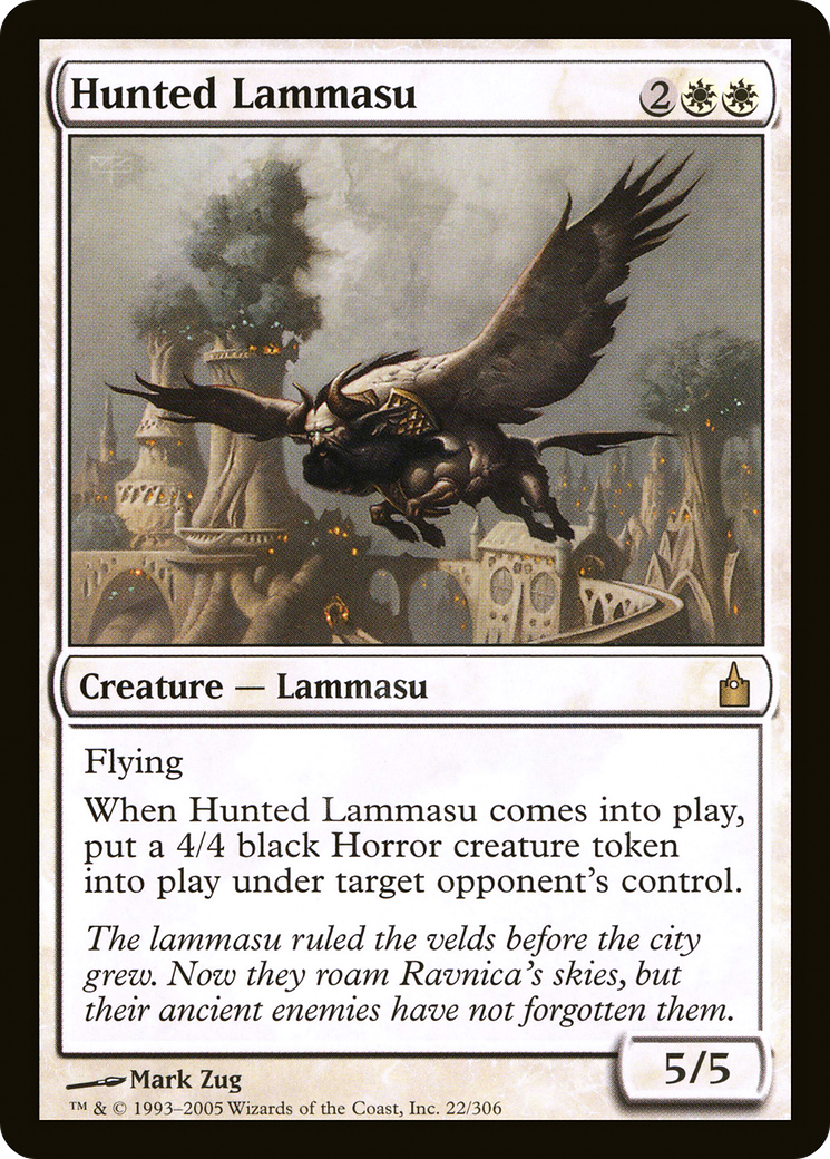 Hunted Lammasu (RAV-022) -  Foil