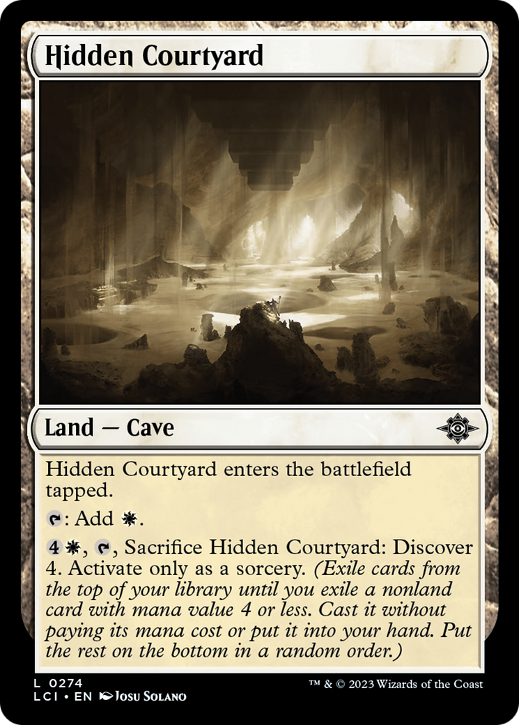 Hidden Courtyard (LCI-274) -  Foil