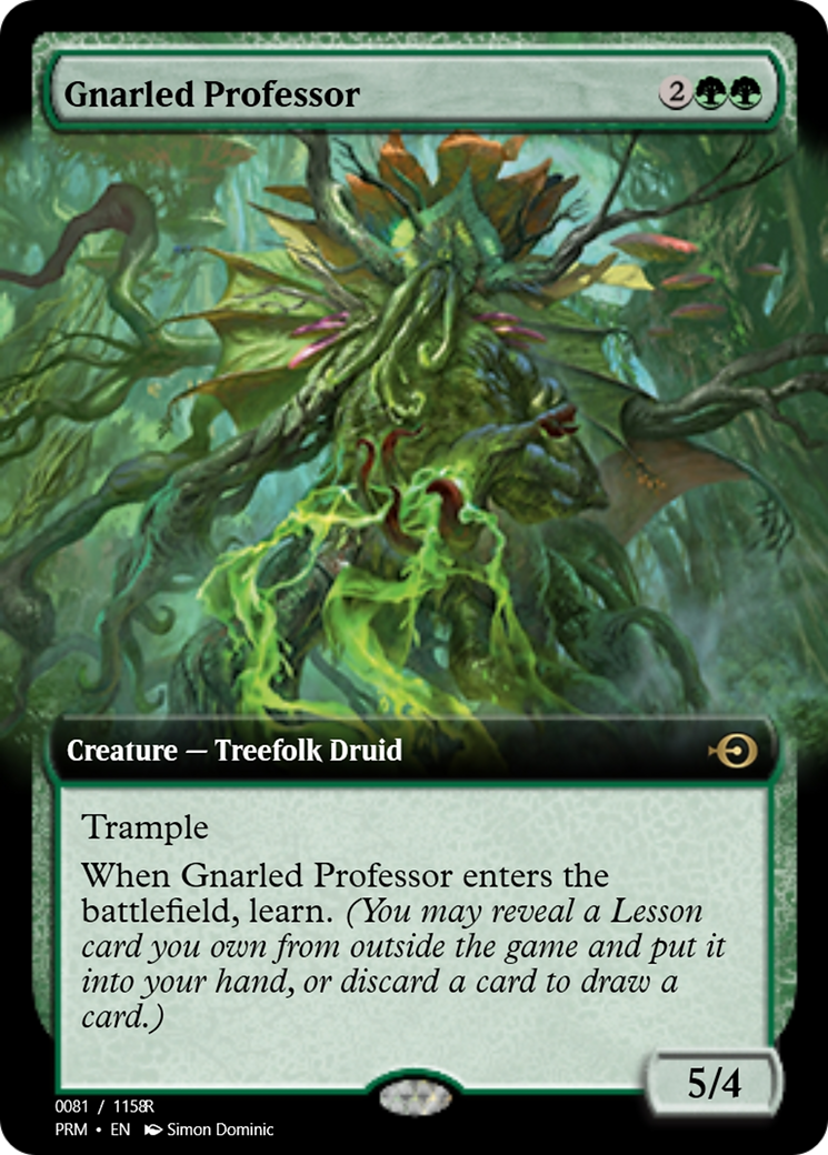 Gnarled Professor (PRM-90134) -  Foil