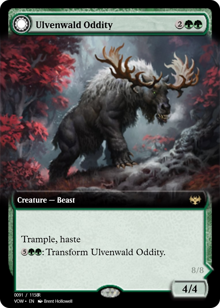 Ulvenwald Oddity // Ulvenwald Behemoth (PRM-95421) -  Foil