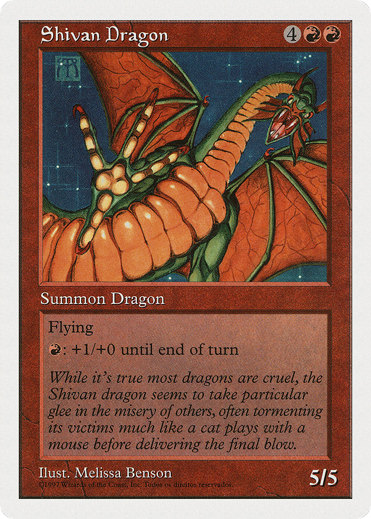 Shivan Dragon (5ED-267†) -