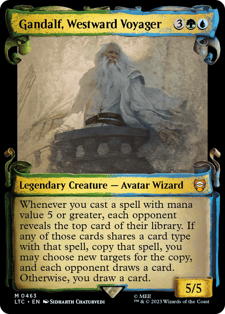 Gandalf, Westward Voyager (LTC-463) - : (Showcase) Foil