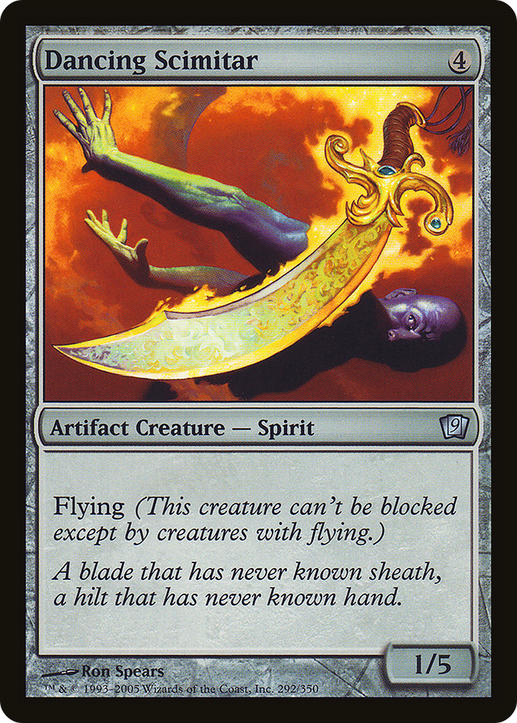 Dancing Scimitar (9ED-292★) -  Foil