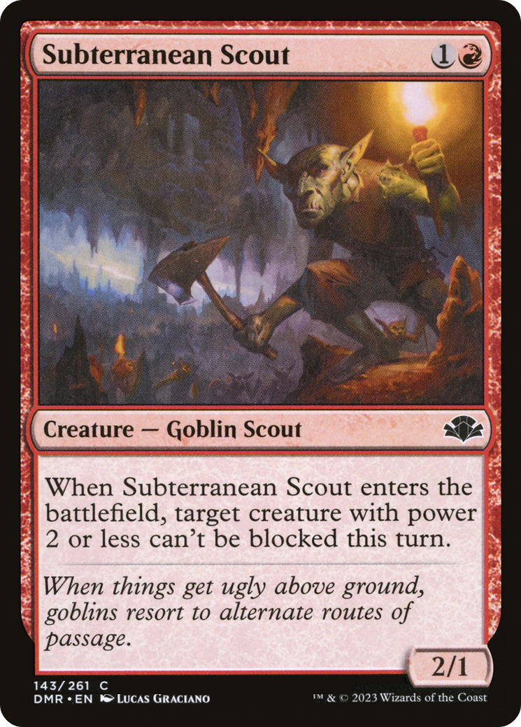 Subterranean Scout (DMR-143) -  Foil