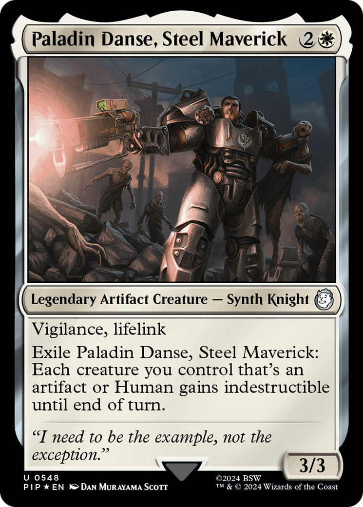 Paladin Danse, Steel Maverick (PIP-548) -  Foil