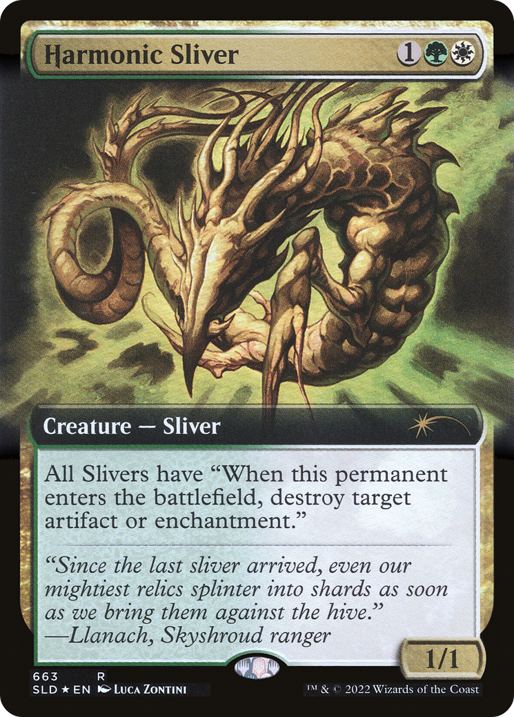 Harmonic Sliver (SLD-663) - : (Extended Art) Foil