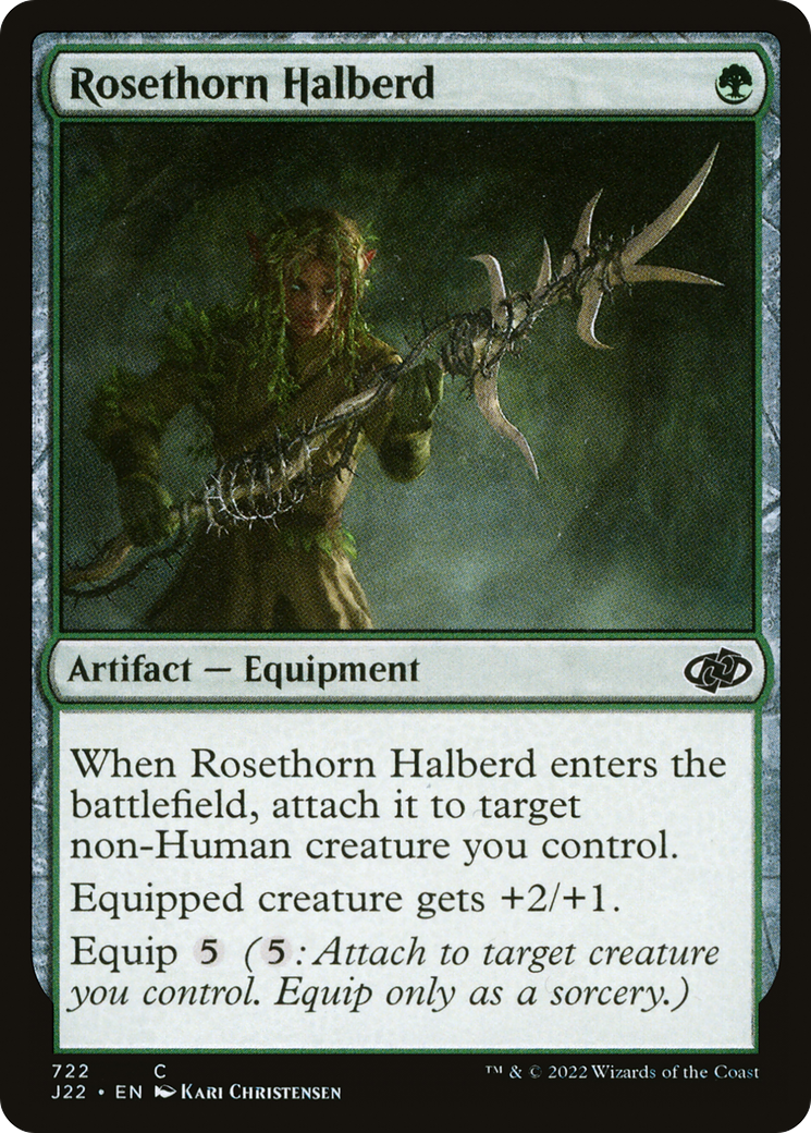 Rosethorn Halberd (J22-722) -