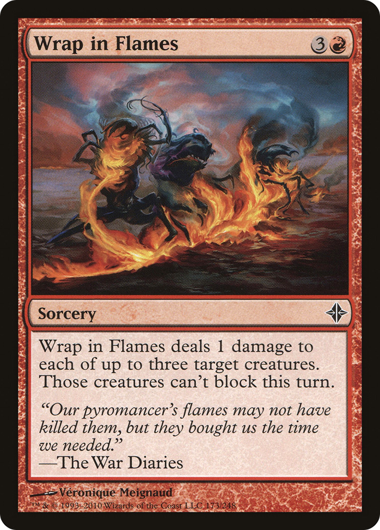 Wrap in Flames (ROE-173) -  Foil