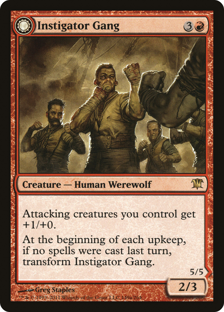 Instigator Gang // Wildblood Pack (ISD-149) - : (Double Faced Transform) Foil