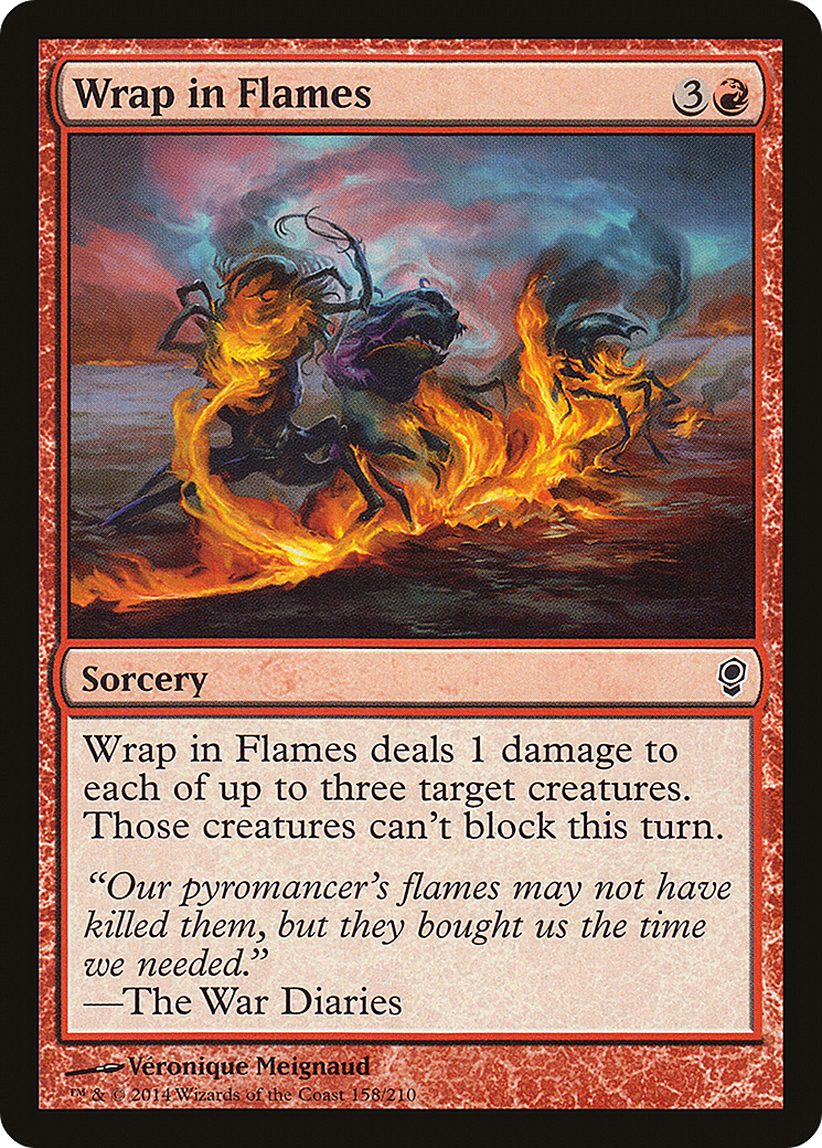 Wrap in Flames (CNS-158) -  Foil