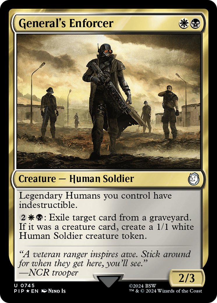 General's Enforcer (PIP-745) -  Foil