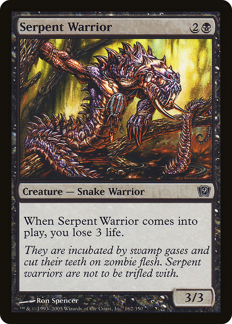 Serpent Warrior (9ED-162★) -  Foil