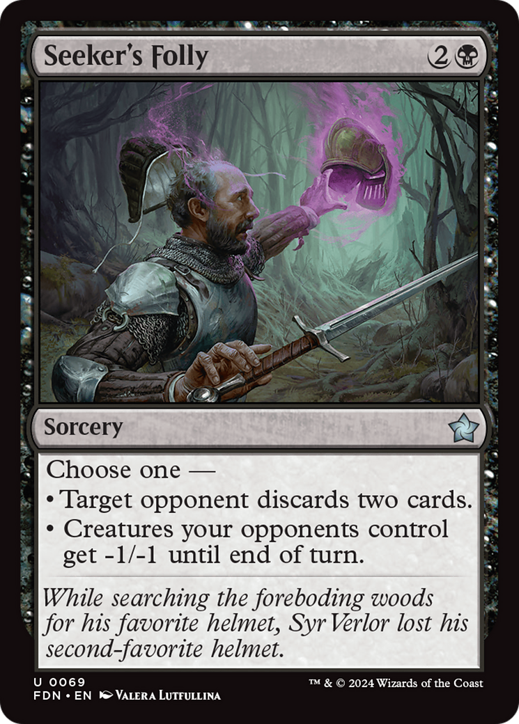 Seeker's Folly (FDN-069) -  Foil