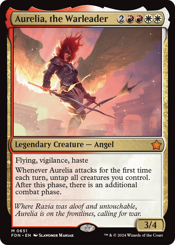 Aurelia, the Warleader (FDN-651) -